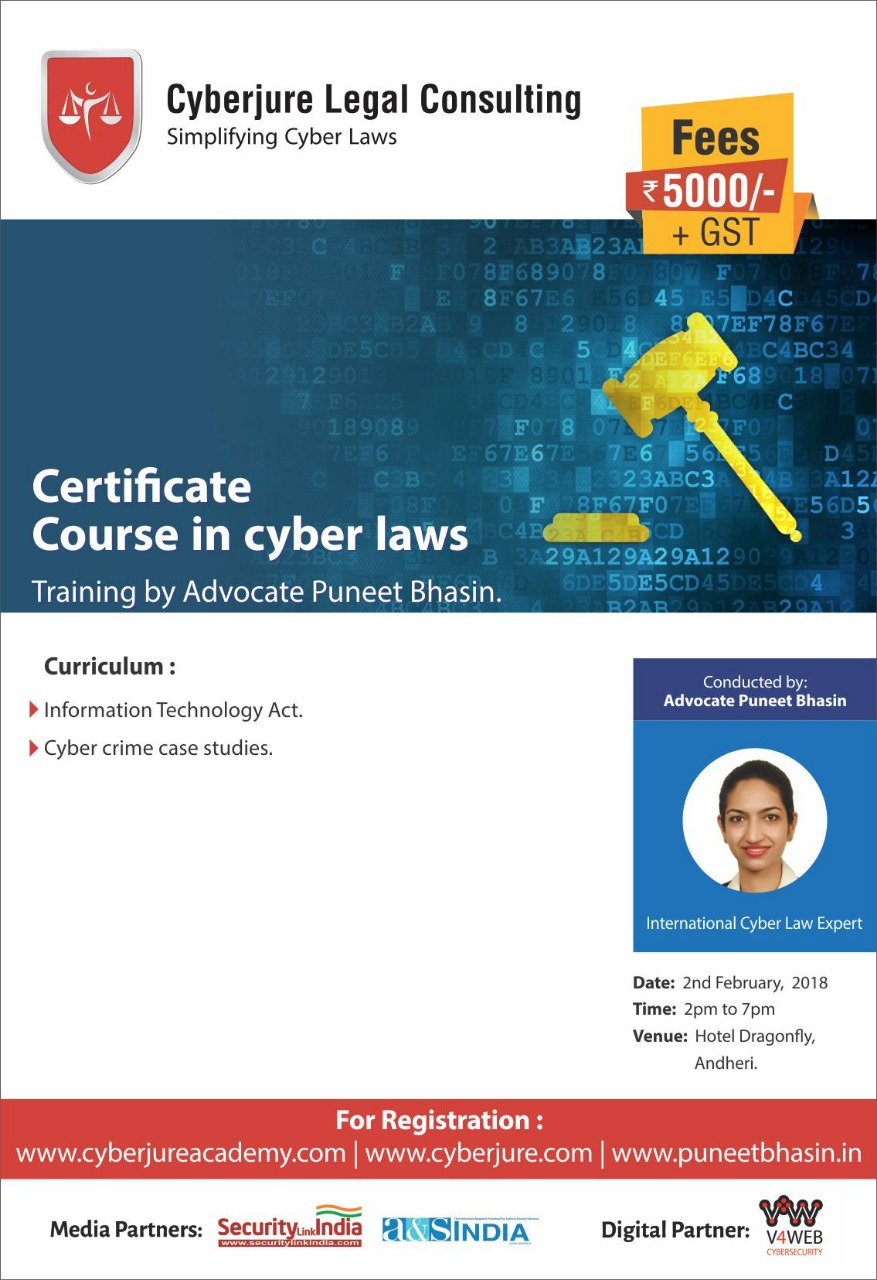 BASIC CERTIFICATE COURSE IN CYBER LAWS